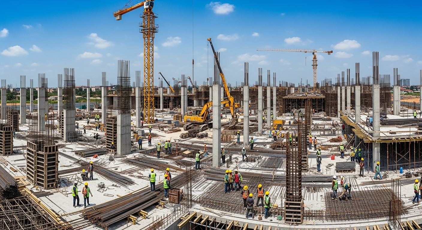 Nigerian construction site